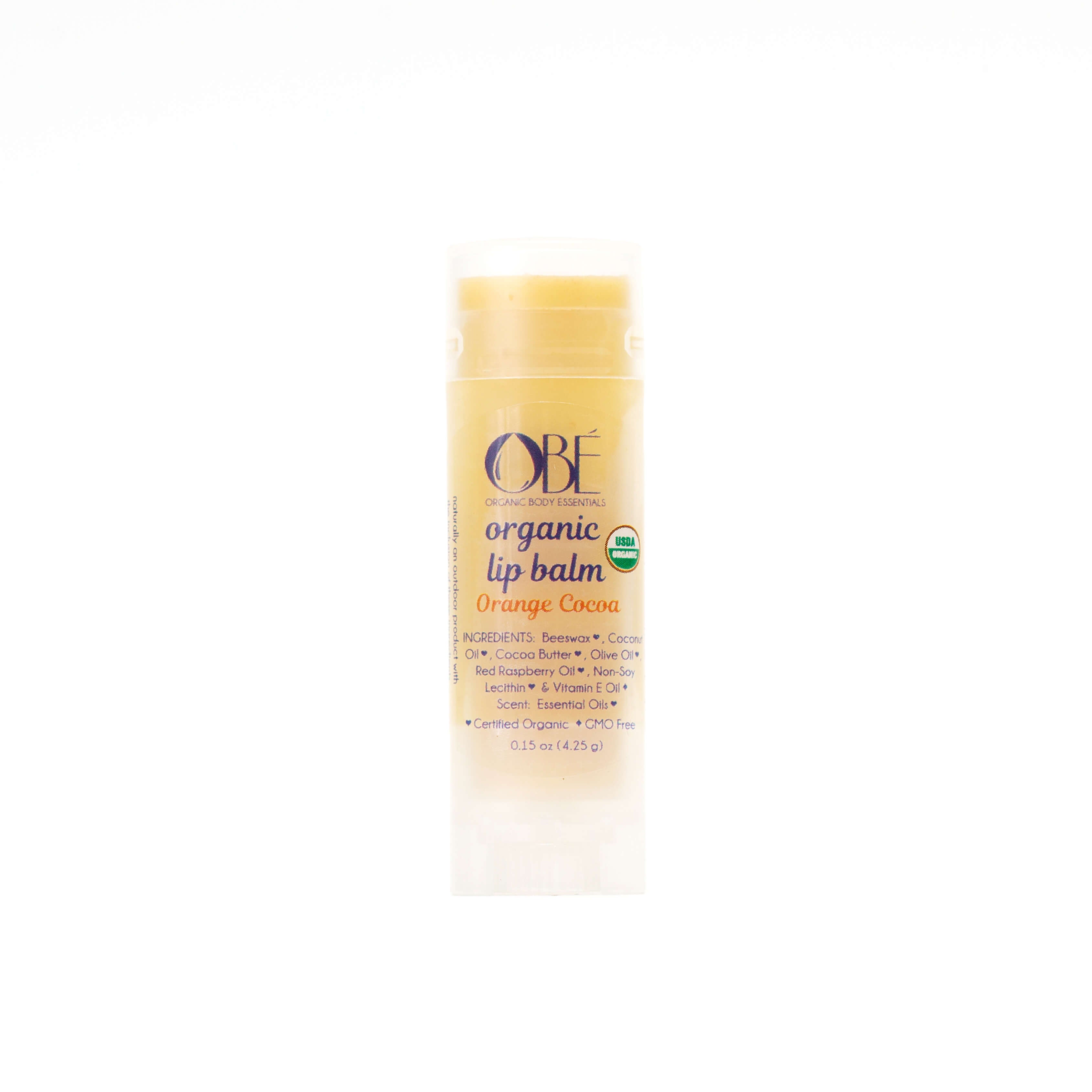 Organic Lip Balm - Orange Cocoa