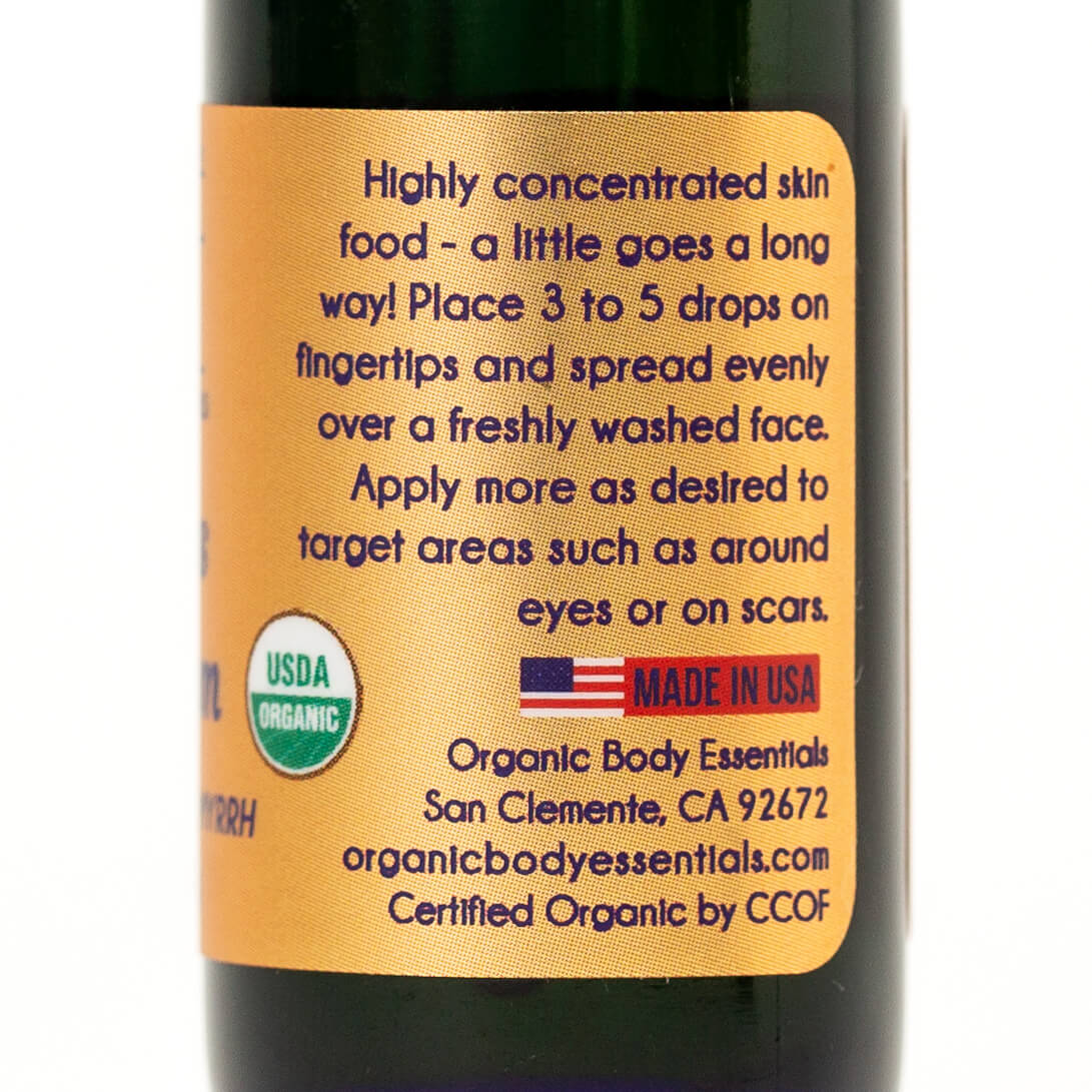 organic facial serum