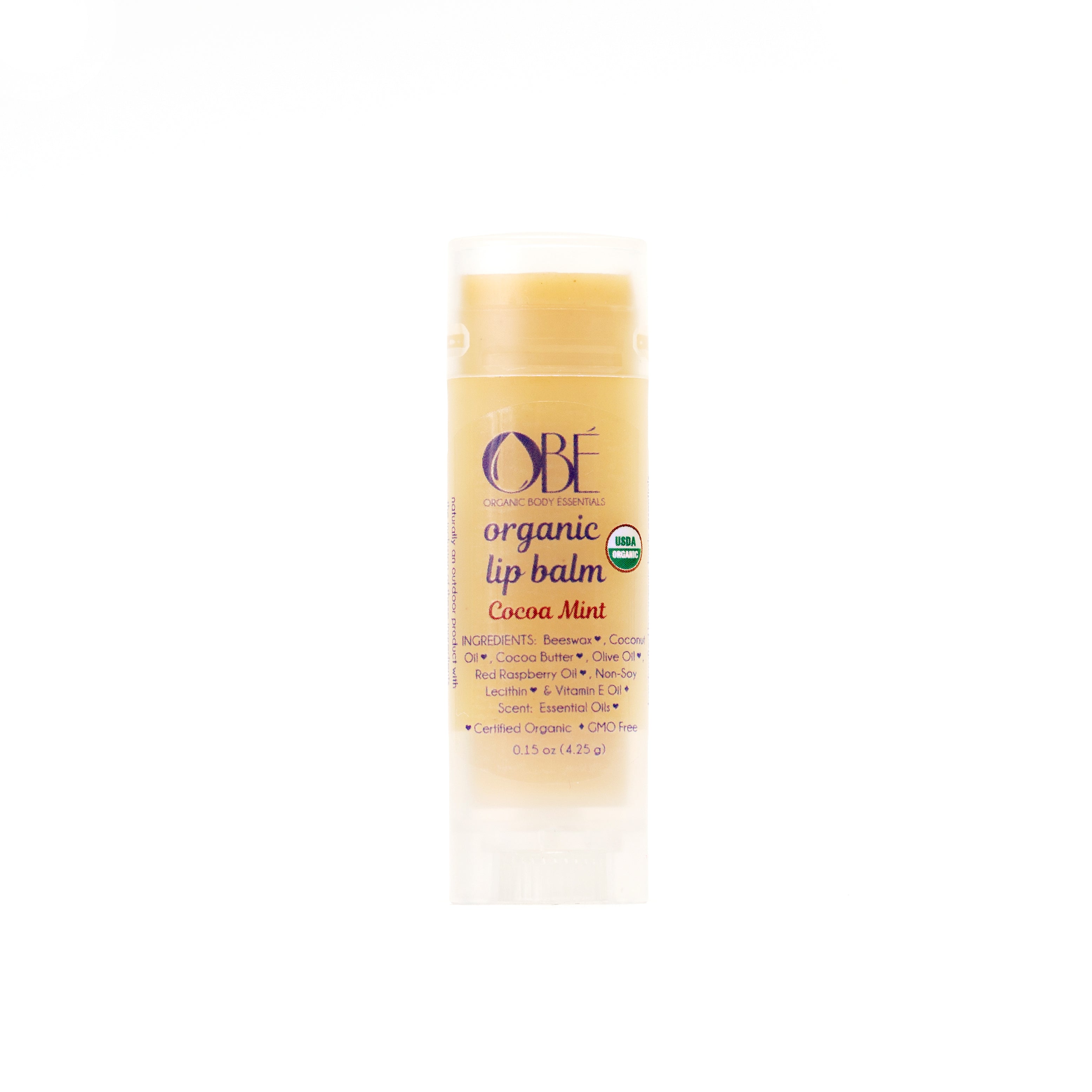 Organic Lip Balm - Cocoa Mint